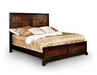 Streamdale Furniture Acacia Walnut Transitional Queen Bed