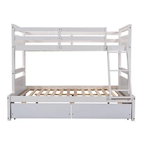 Streamdale Twin Over Full Bunk Bed With Storage