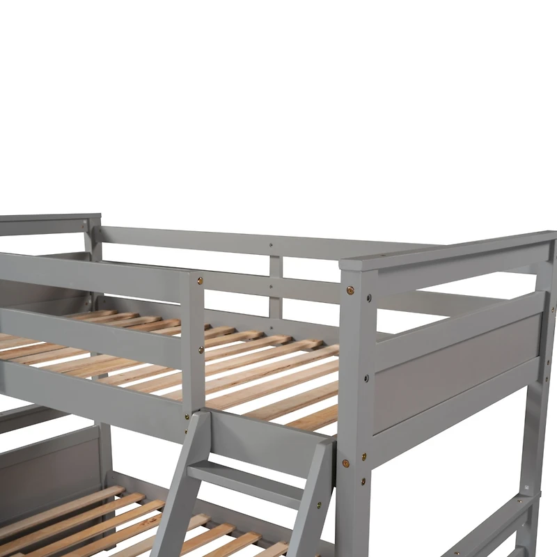 Streamdale Twin Over Full Bunk Bed With Storage