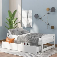 Streamdale Twin Platform Bed, With Two Drawers