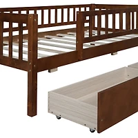 Streamdale Twin Daybed Wood Bed With Two Drawers