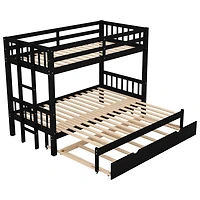 Streamdale Twin Over Pull-Out Bunk Bed With Trundle
