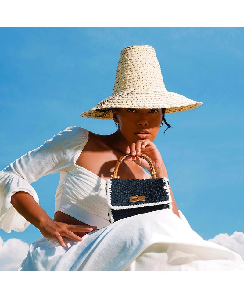 Brunna.co Kemala Palm Straw Hat In Natural Beige