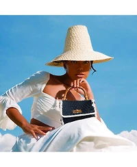 Brunna.co Kemala Palm Straw Hat In Natural Beige