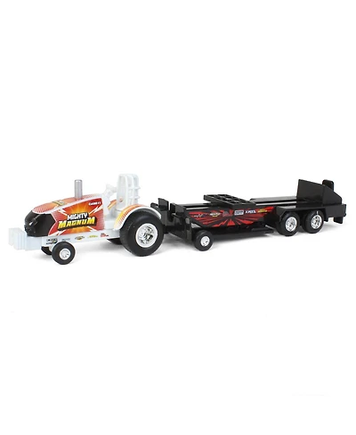 1/64 Case Ih "Mighty Magnum" Magnum Pulling Tractor with Pulling Sled
