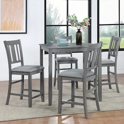 Simplie Fun Elegant 5-Piece Counter Height Dining Set