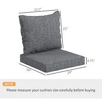 Plush Patio Chair Cushions Comfy, Fade-Resistant, Elegant