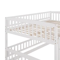 Streamdale Full Over Bunk Bed with Slide and Safety Features