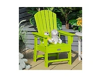 Patio Kids' Adirondack Chair with Ergonomic Backrest