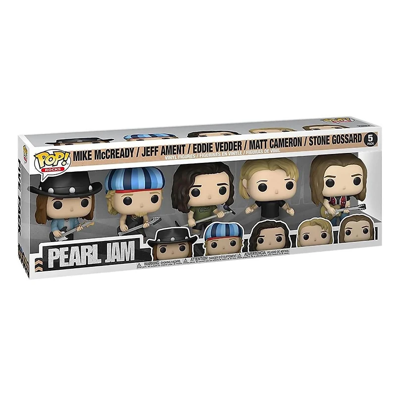 Pearl Jam Funko Pop Rocks Vinyl Figure 5-Pack