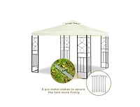 Slickblue 2 Tiers 10 x 10 Feet Patio Gazebo Canopy Tent