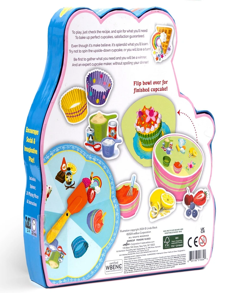 Eeboo Cupcake Shaped Spinner Game