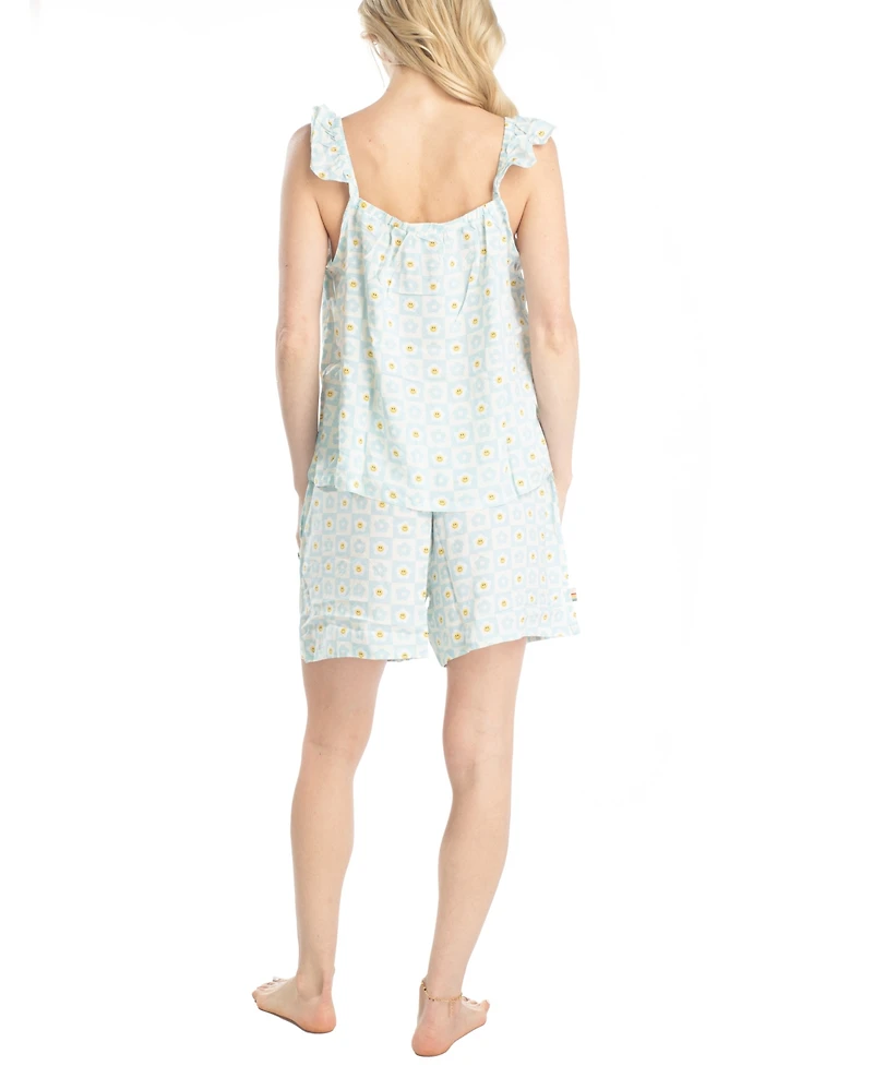 Ocean Pacific Women's Vibes Cami Short rayon set