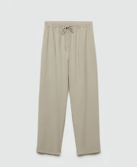Mango Women's Drawstring Jogger Trousers