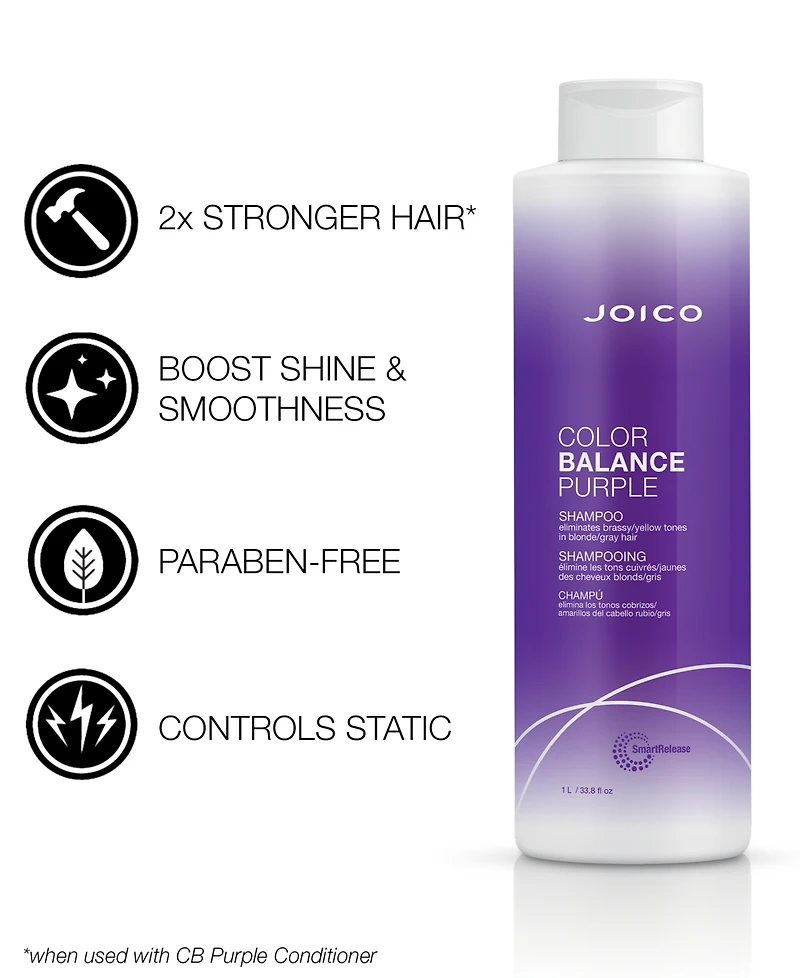 Joico Color Balance Purple Shampoo, 33.8 oz.