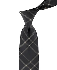 Calvin Klein Men's Stitch Plaid Tie