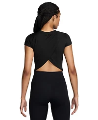 Nike Women's One Fitted Rib Dri-fit Cropped Top