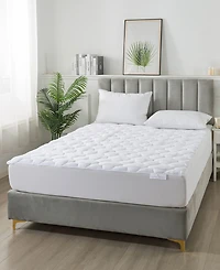 Royal Velvet 300 Thread Count Cotton Waterproof Stain Resistant Mattress Pad