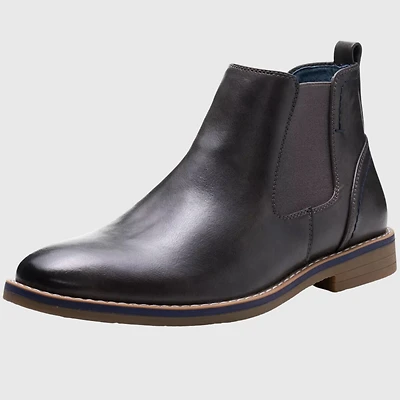 Alpine Swiss Men's Owen Chelsea Boots Pull Up Ankle Boot Genuine Leather Lined