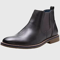 Alpine Swiss Men's Owen Chelsea Boots Pull Up Ankle Boot Genuine Leather Lined