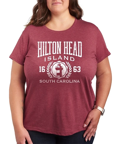 Hybrid Apparel Hilton Head Island Collegiate Plus Graphic T-Shirt