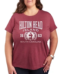 Hybrid Apparel Hilton Head Island Collegiate Plus Graphic T-Shirt