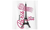 Hybrid Apparel Paris Love Postmark Plus Graphic T-Shirt