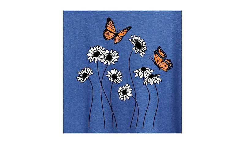 Hybrid Apparel Wildflower Garden Plus Graphic T-Shirt