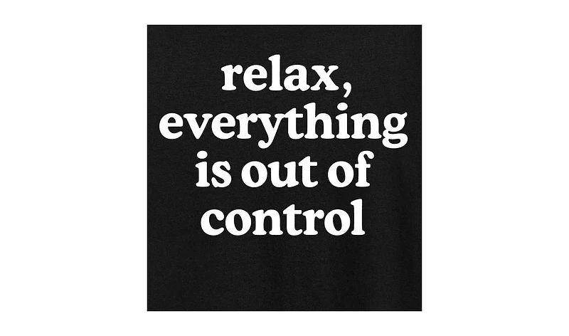 Hybrid Apparel Relax Out Of Control Plus Graphic T-Shirt