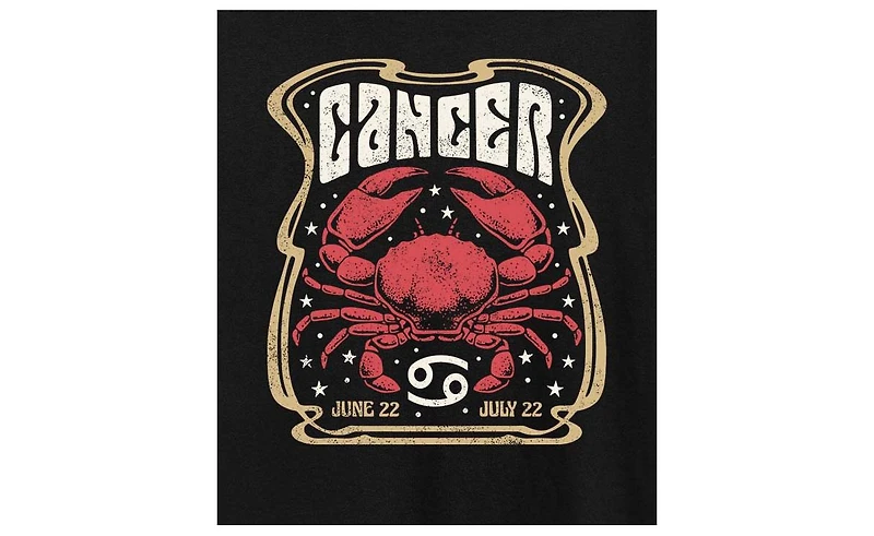 Hybrid Apparel Zodiac Cancer Rock Poster Plus Graphic T-Shirt