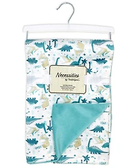 Tendertyme Baby Boys and Girls 2 Layer Minky Blanket