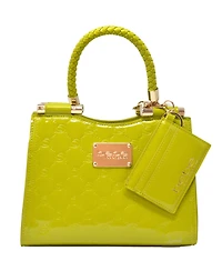 Bebe Dana Monogram Top Handle Crossbody