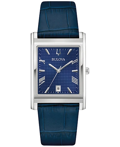 Bulova Men's Sutton Leather Strap Watch 29mm