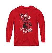 The Hobbit Youth Kili Is My Hero Long Sleeve Sweatshirts