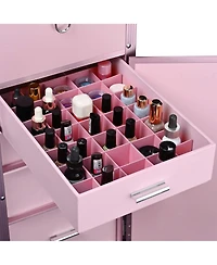 Byootique Nail Polish Adjustable Diy Divider for Manicure Table Drawer 11 Packs