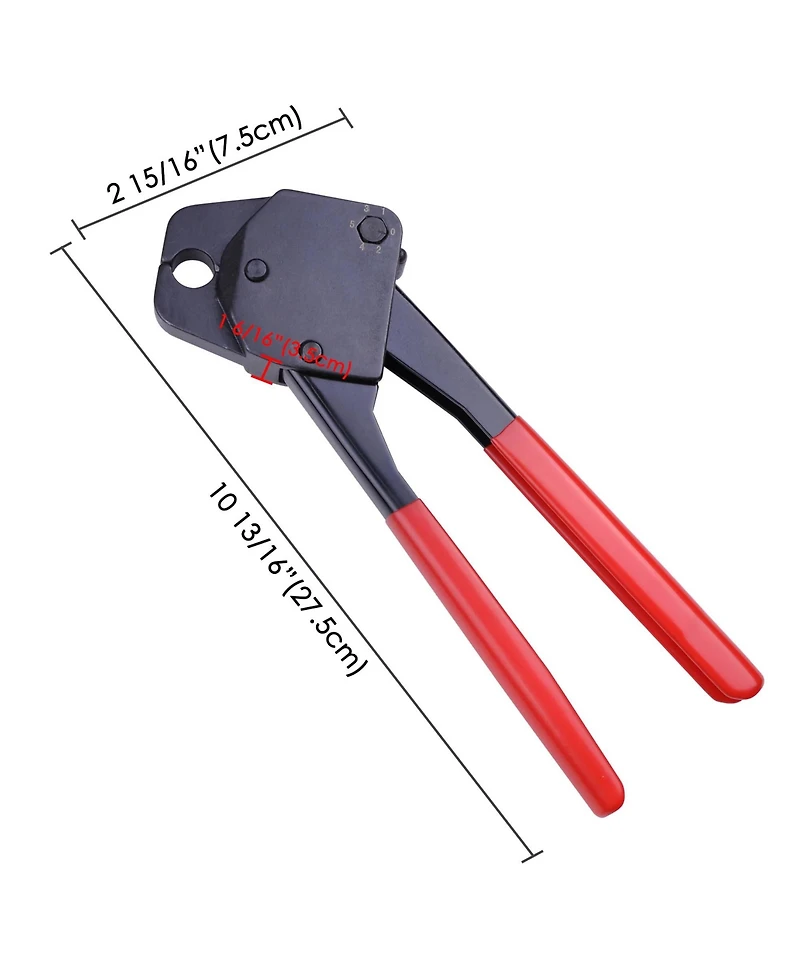3/8" Pex Crimper Copper Ring Plumping Crimps Crimping Tool with Go/no Go Gauge