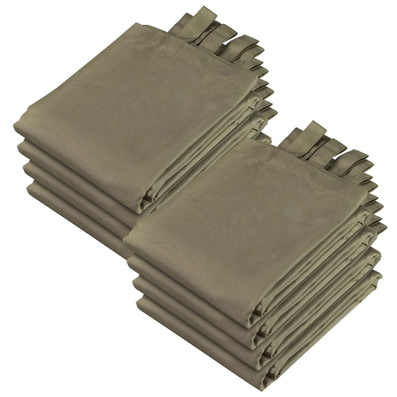 54"x120" Outdoor Curtain Panel Tab Top UV30+ Porch Pergola Backyard 8 Piece