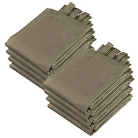 54"x120" Outdoor Curtain Panel Tab Top UV30+ Porch Pergola Backyard 8 Piece