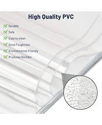 Yescom 11"x17" Double-Sided All Clear Vinyl Menu Cover 2 View Plastic Menu Holder Top Loading Restaurant Cafe 30 Pack
