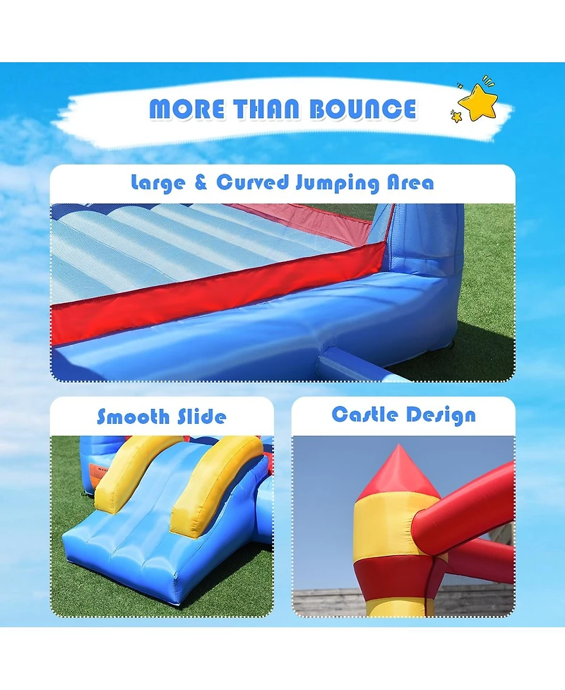 Inolait Inflatable Bounce House Castle Jumper Without Blower