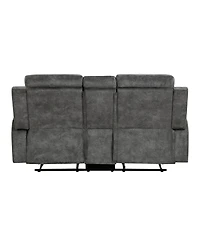 Homelegance White Label Pagosa 71" Double Reclining Love Seat with Center Console