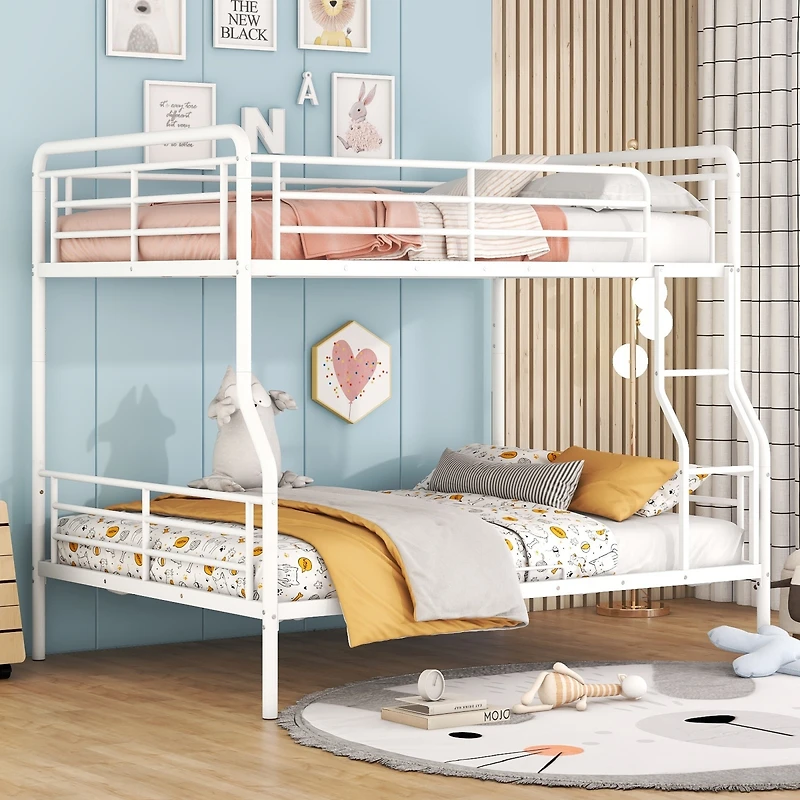 Streamdale Full Xl Over Queen Metal Bunk Bed