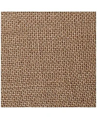 Springcrest Natural Burlap Medium Drum Lamp Shade 12" Top x 14" Bottom x 10" High (Spider) Replacement with Harp and Finial