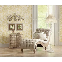 Traditional Vintage like Shabby Chic Floor Lamp Standing Base 60" Tall Antique White Washed Decor for Living Room Reading House Bedroom Family Ho