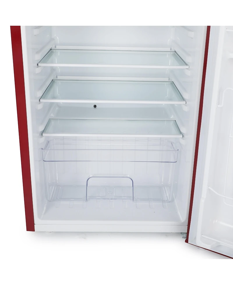 4.5 Cu. Ft. Tm Retro Refrigerator,Red