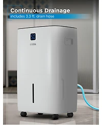 Dehumidifier, 50 Pint Dehumidifier,Portable Dehumidifier with Continuous Drainage 4500 Sq. Ft