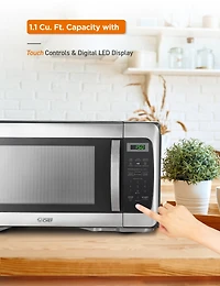 1.1 Cu. Ft. Counter Top Microwave,Stainless Steel