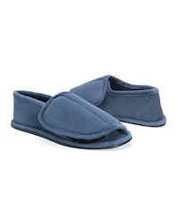Muk Luks Men's Terry Open Toe Velcro Slippers