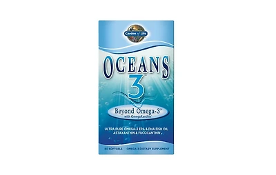 Garden of Life Oceans 3, Beyond Omega 3 60 Softgels