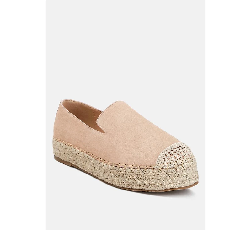 Ellerie suede flatform heel espadrilles